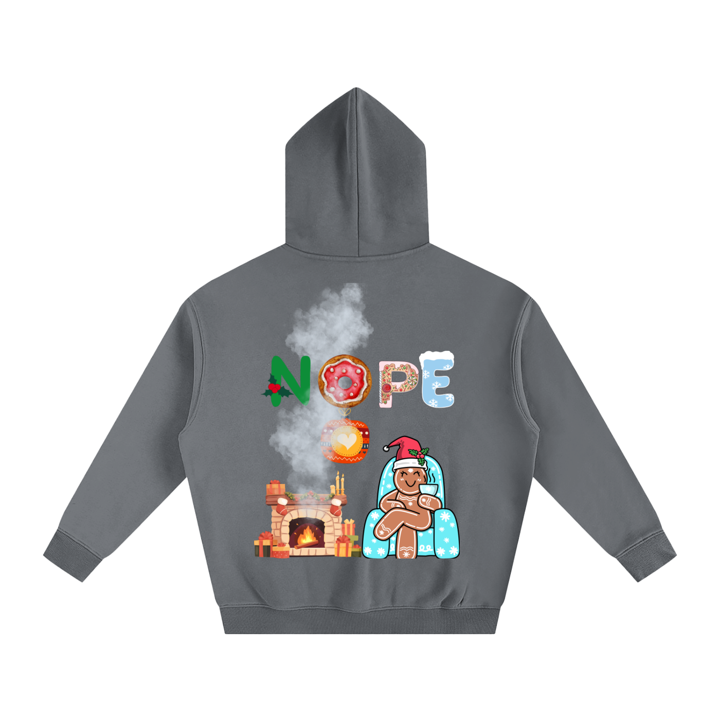 NOPE_Oversize Fleeced Hoodie
