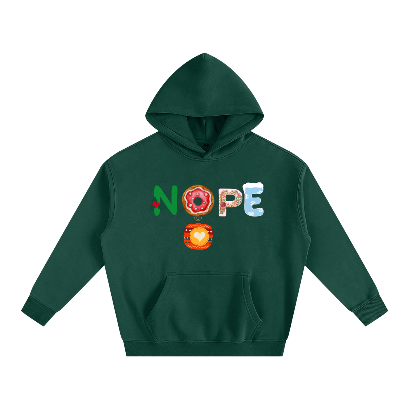 NOPE_Oversize Fleeced Hoodie