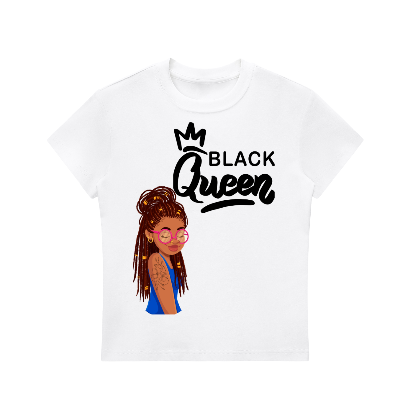 BLACK QUEEN_Bodycon tee