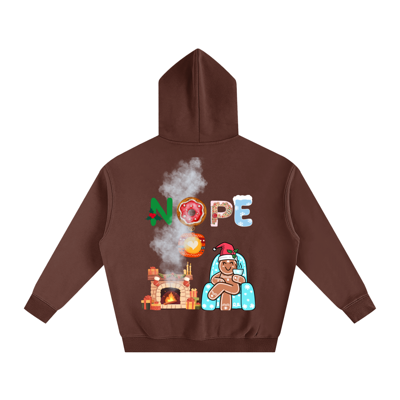 NOPE_Oversize Fleeced Hoodie