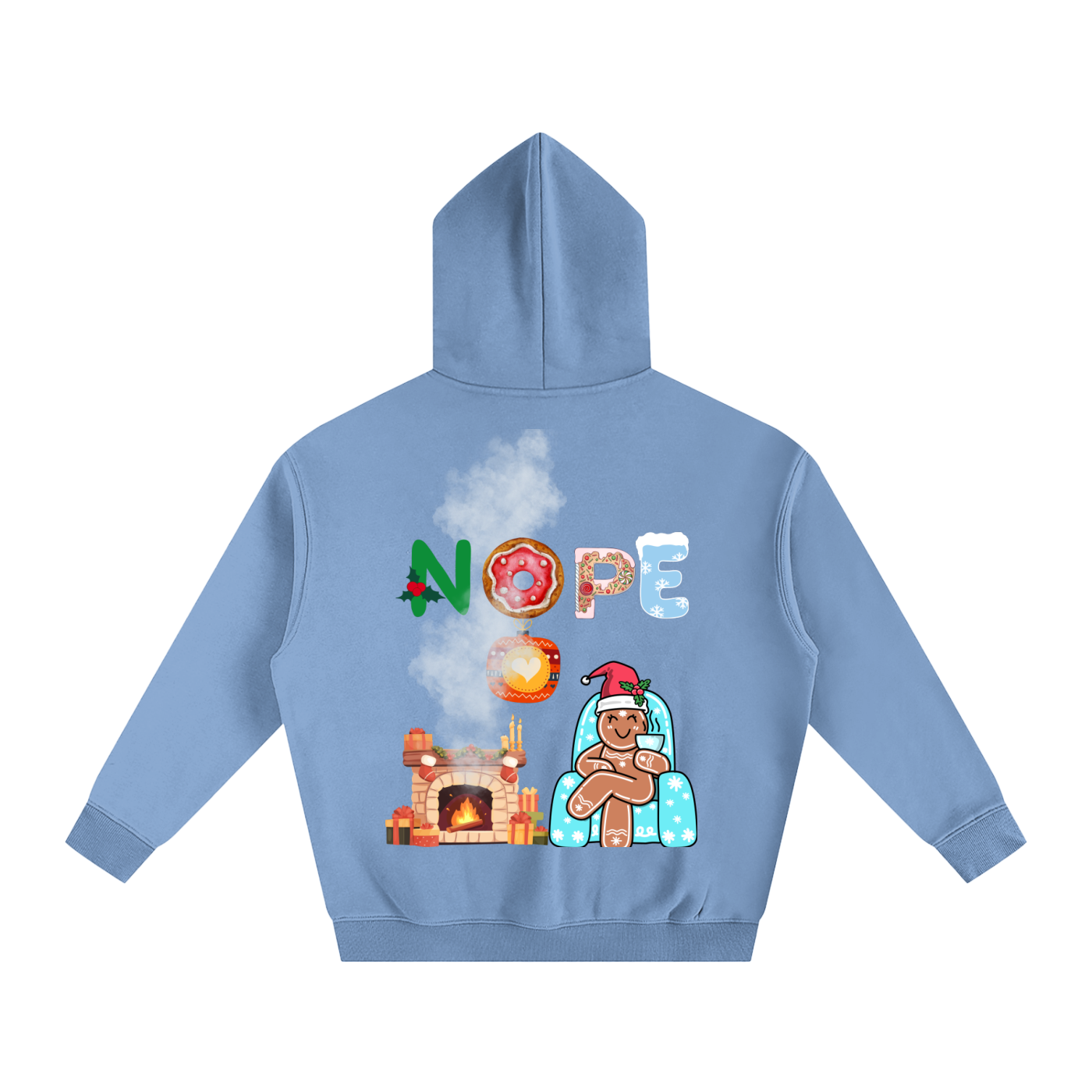 NOPE_Oversize Fleeced Hoodie