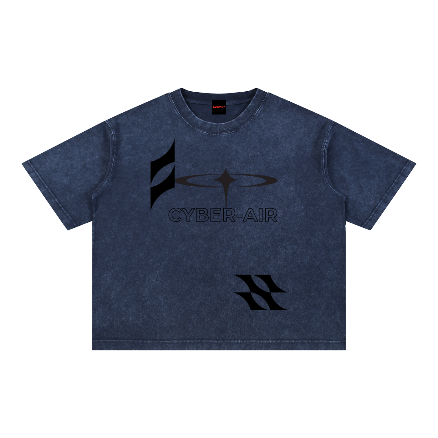 CYBER-AIR Mineral_Wash Boxy TEE