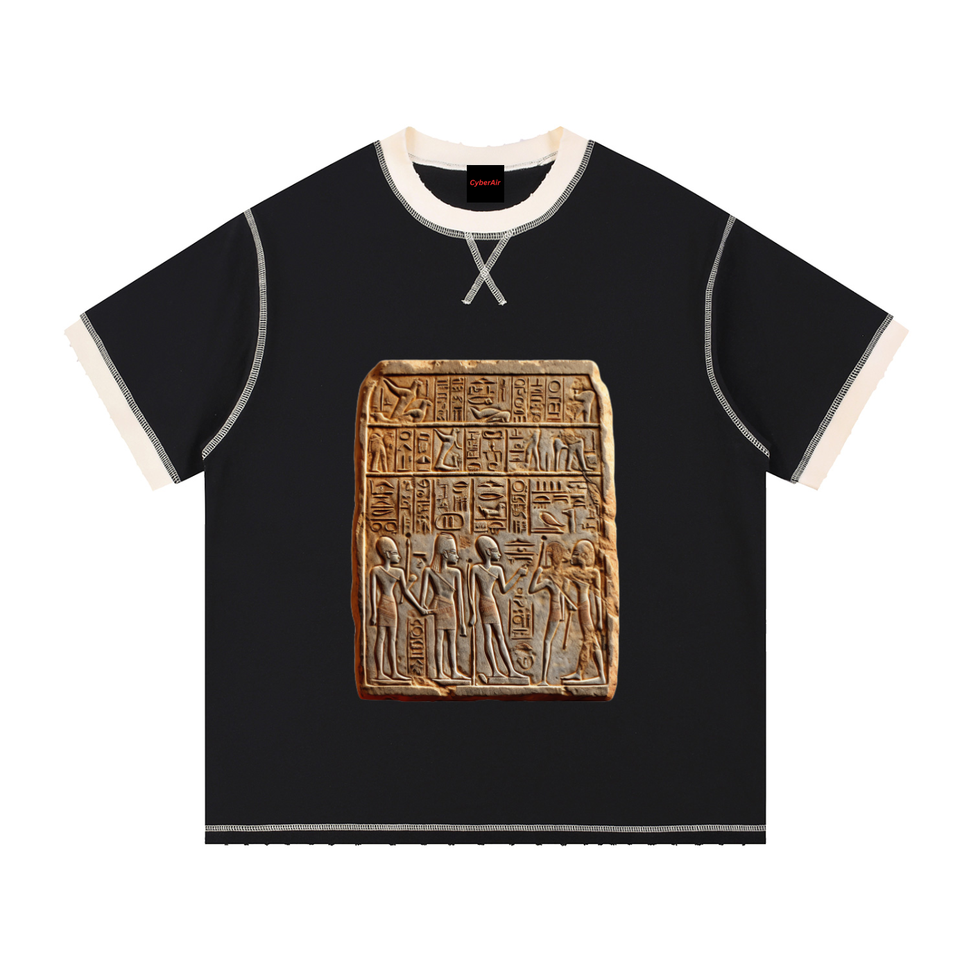 ANICIENT_HIEROGRAPHIC_Cotton_T-Shirt