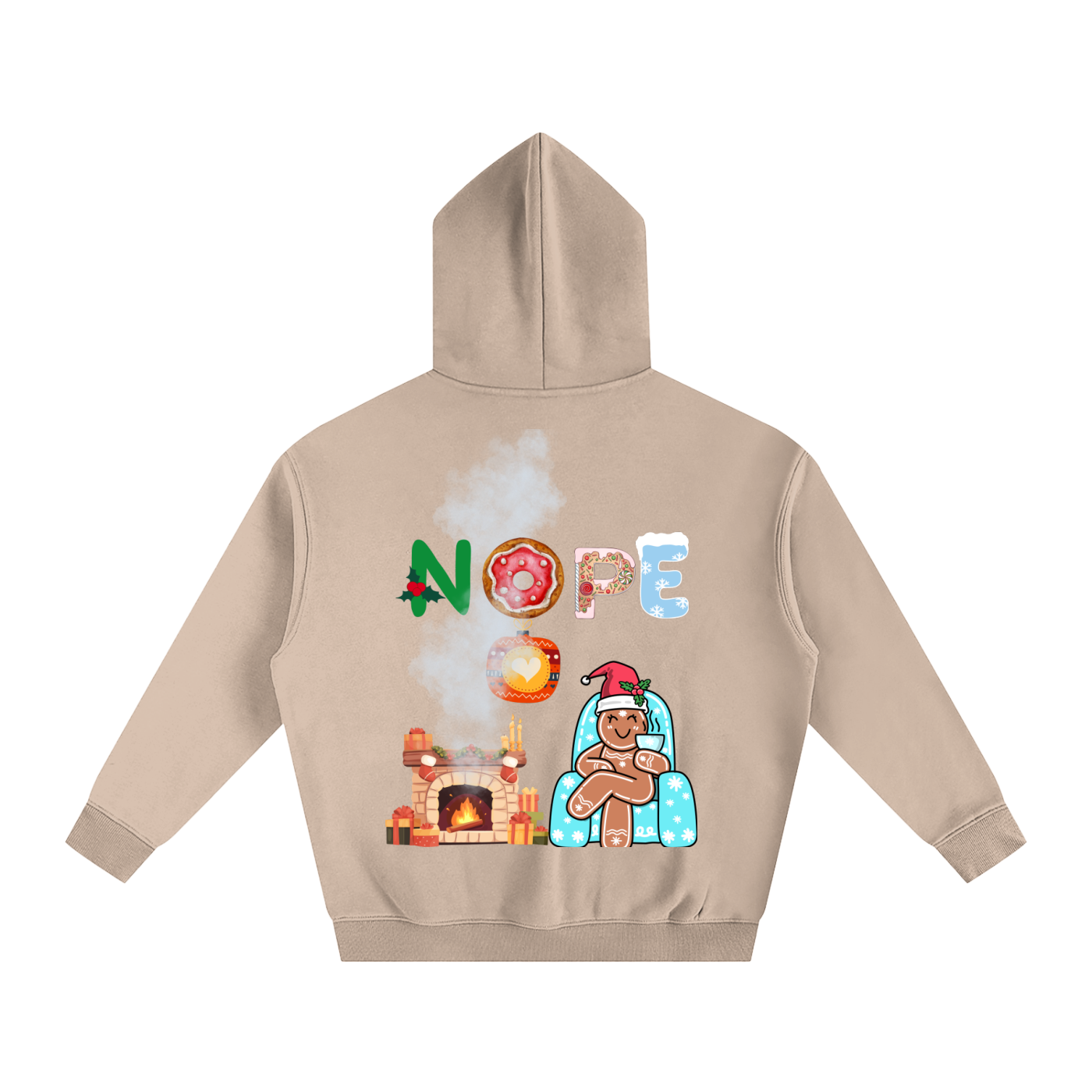 NOPE_Oversize Fleeced Hoodie