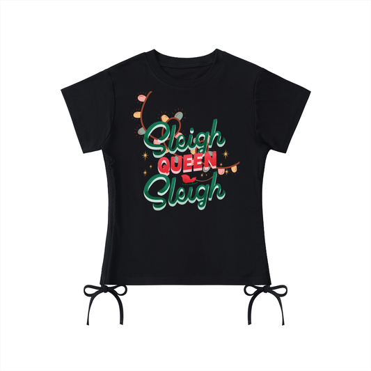 Sleigh_Queen_Drawstring TEE