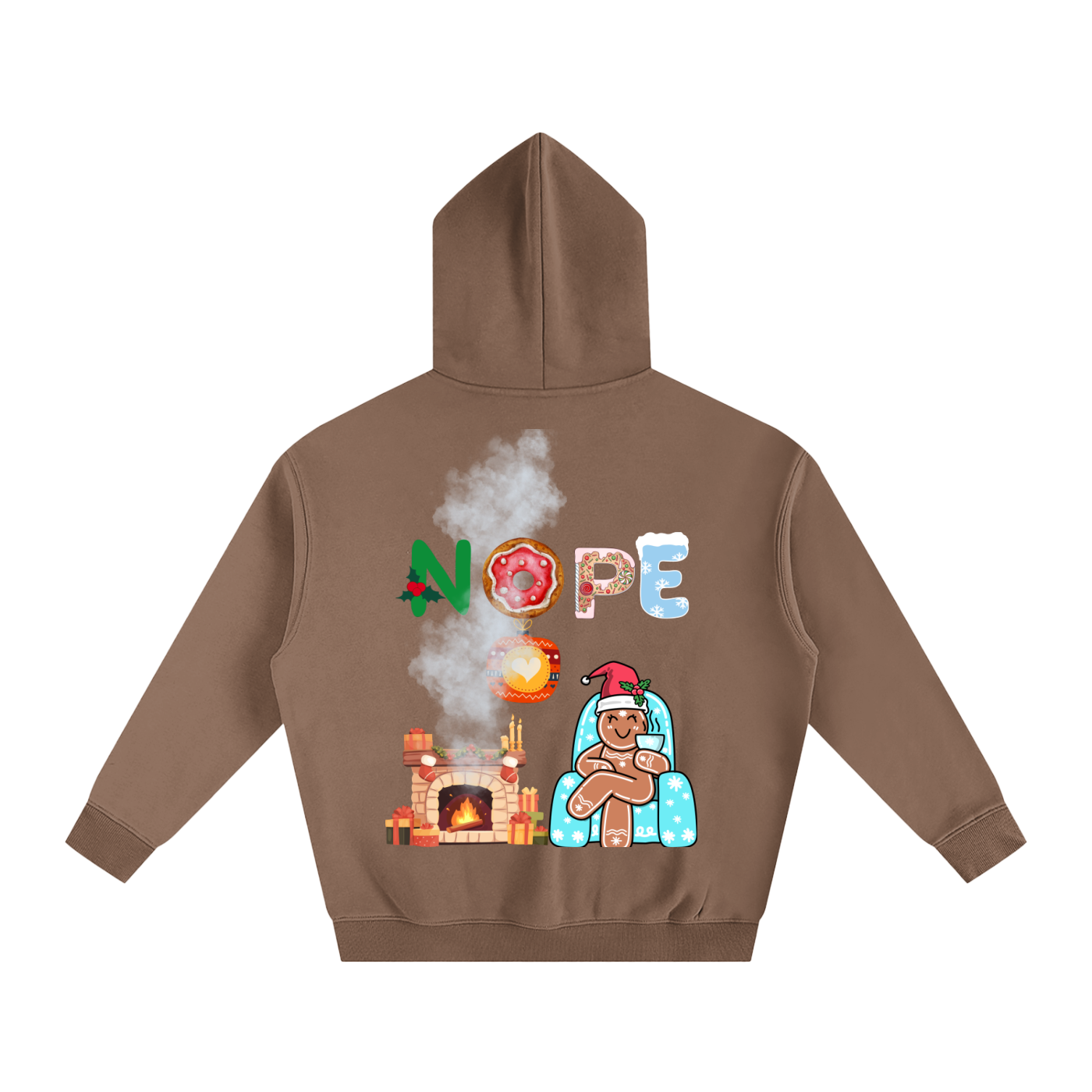 NOPE_Oversize Fleeced Hoodie