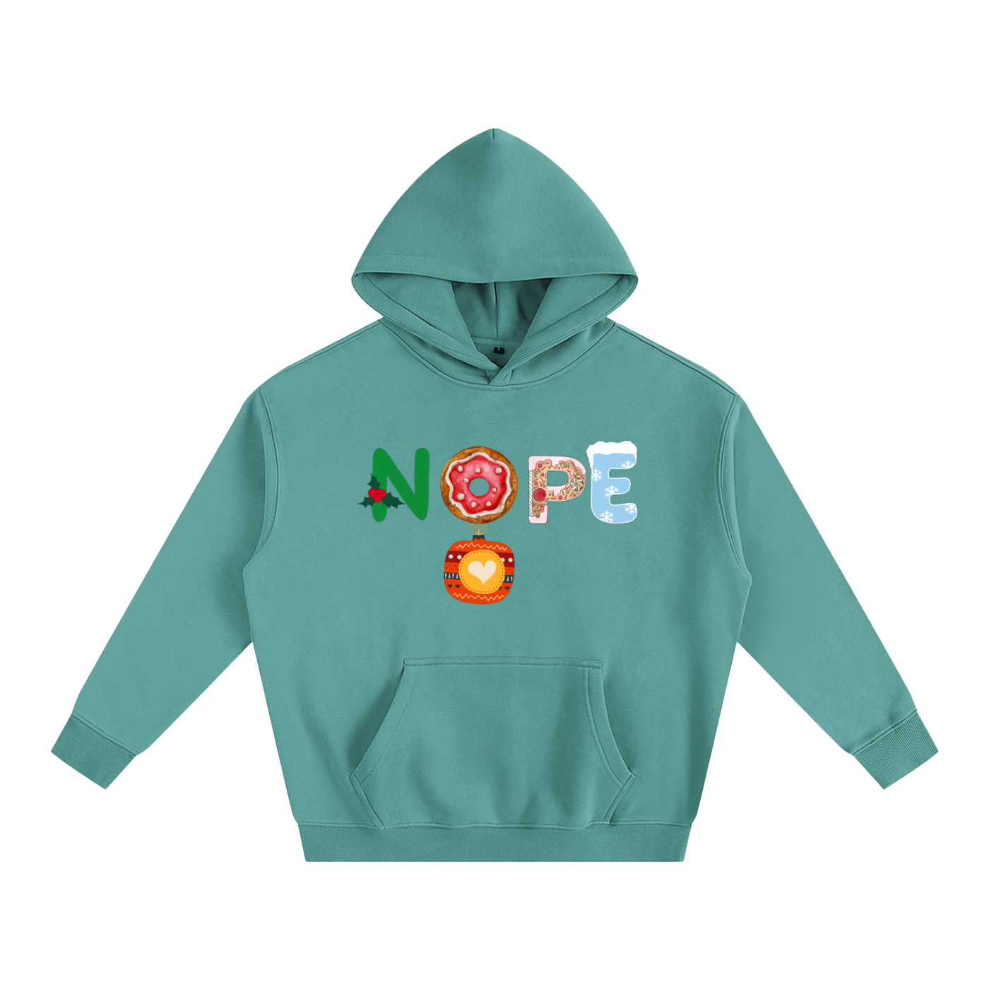 NOPE_Oversize Fleeced Hoodie