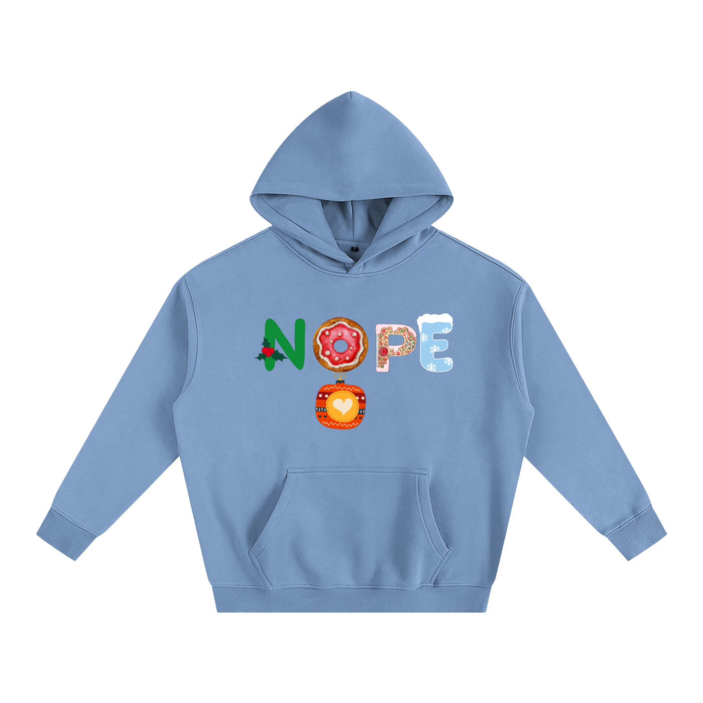 NOPE_Oversize Fleeced Hoodie