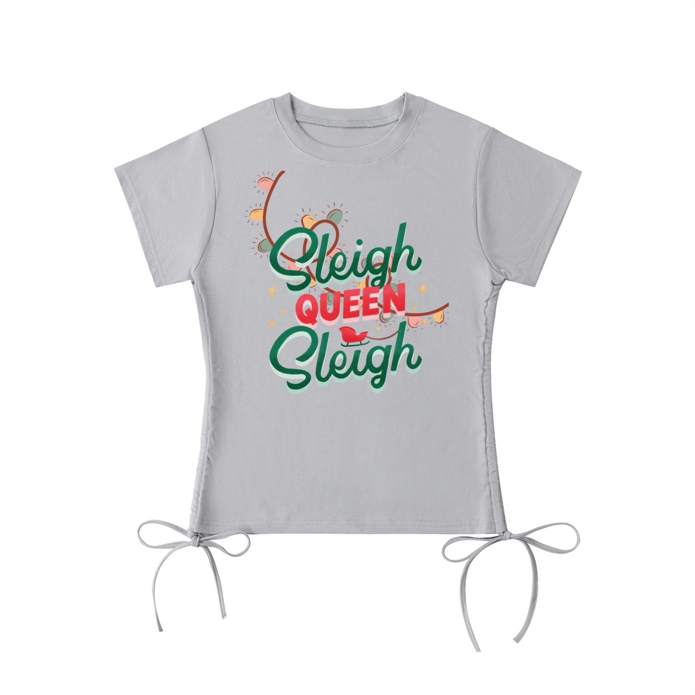 Sleigh_Queen_Drawstring TEE