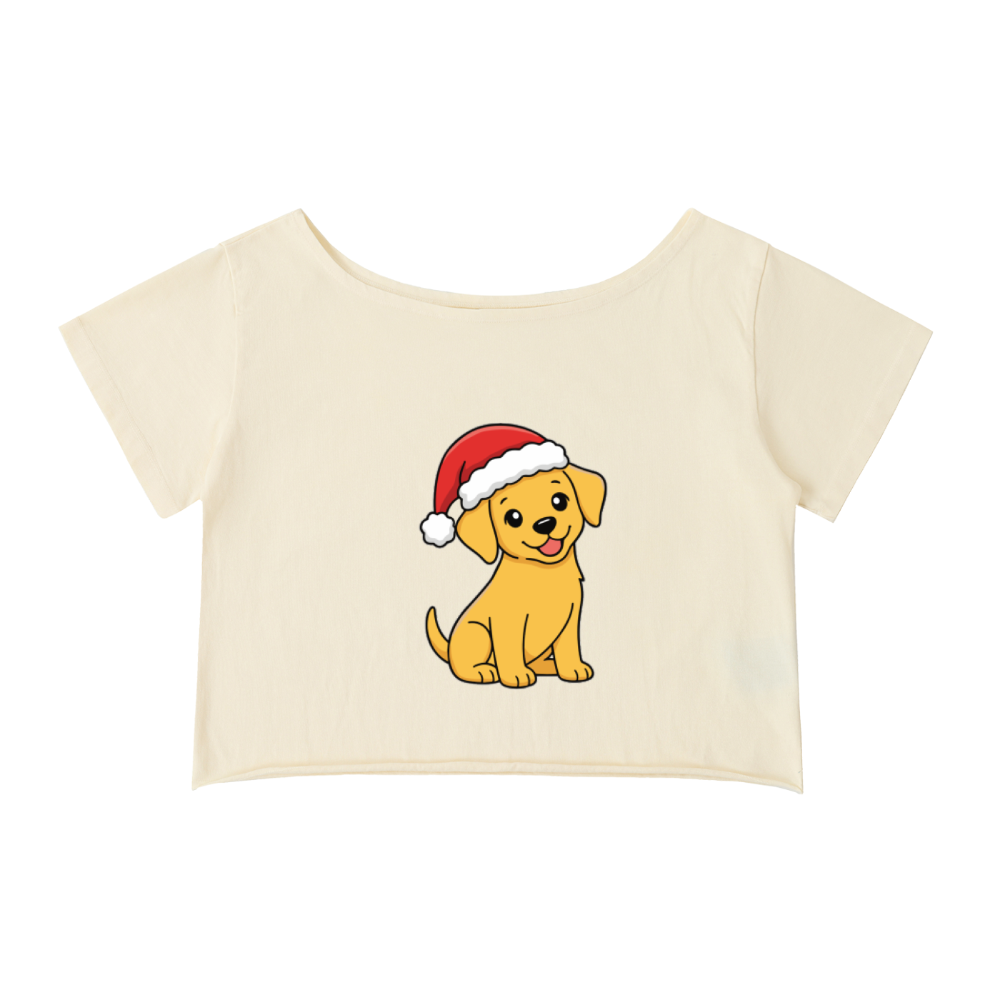 Off-Shoulder_CHRISTMAS DOG