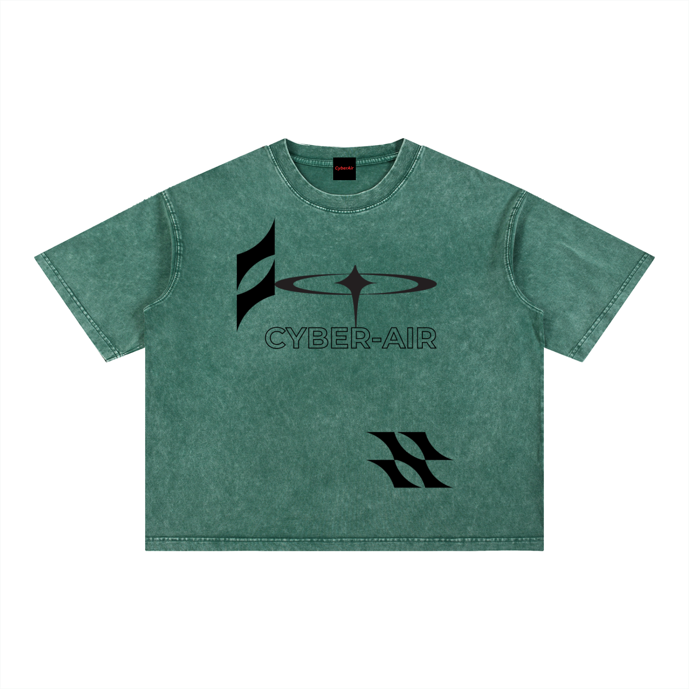 CYBER-AIR Mineral_Wash Boxy TEE