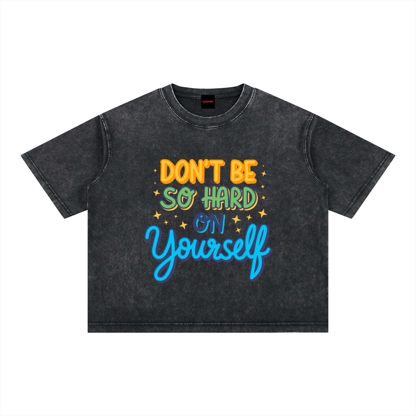 DON’T BE HARD ON YOURSELF_Boxy Cotton TEE