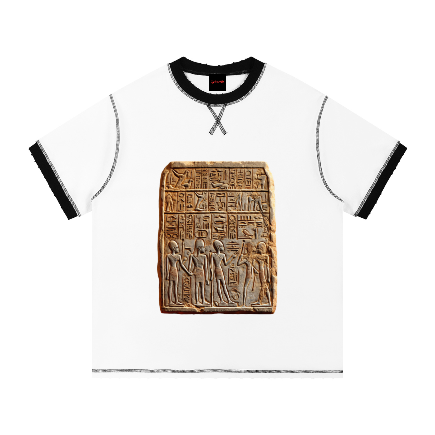 ANICIENT_HIEROGRAPHIC_Cotton_T-Shirt