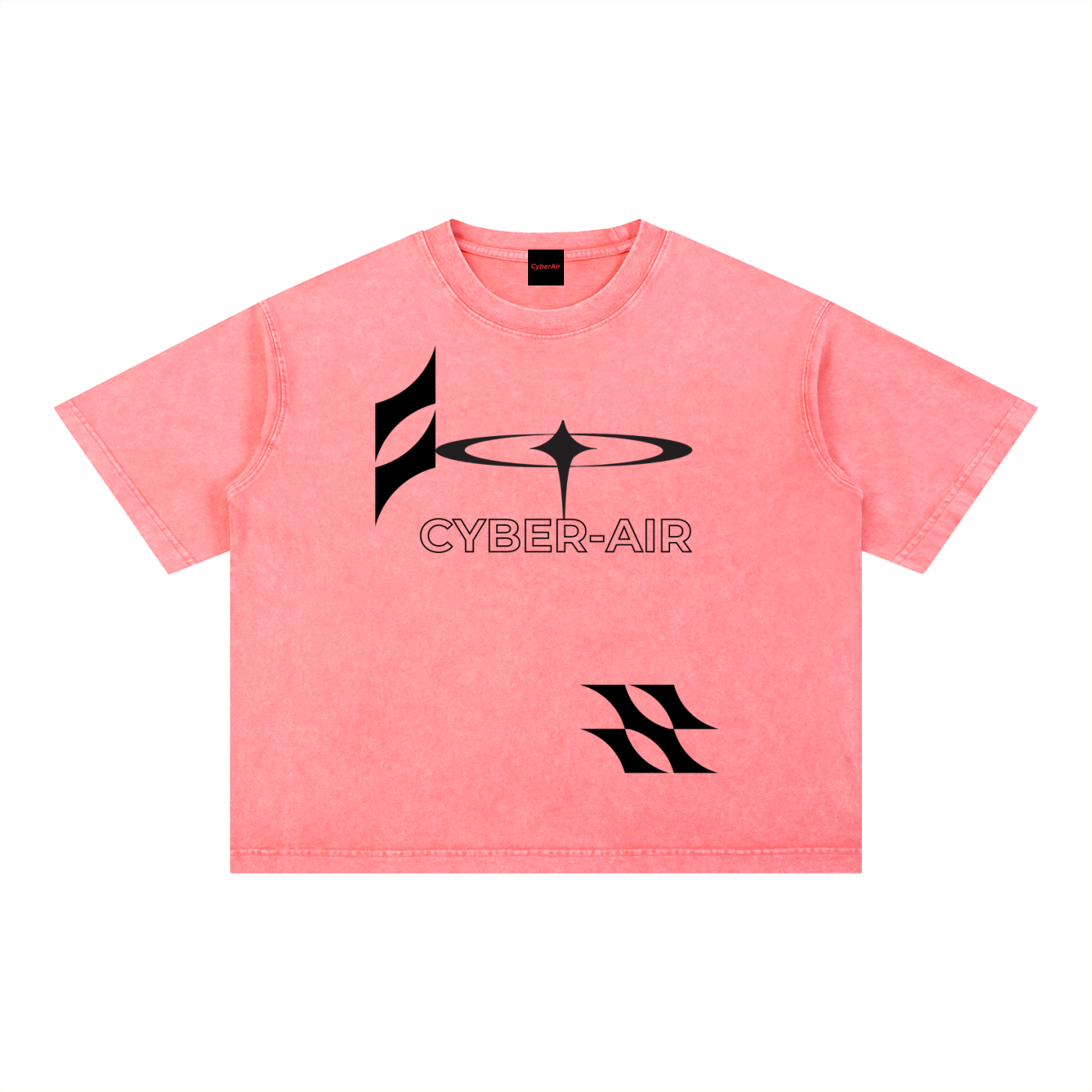 CYBER-AIR Mineral_Wash Boxy TEE