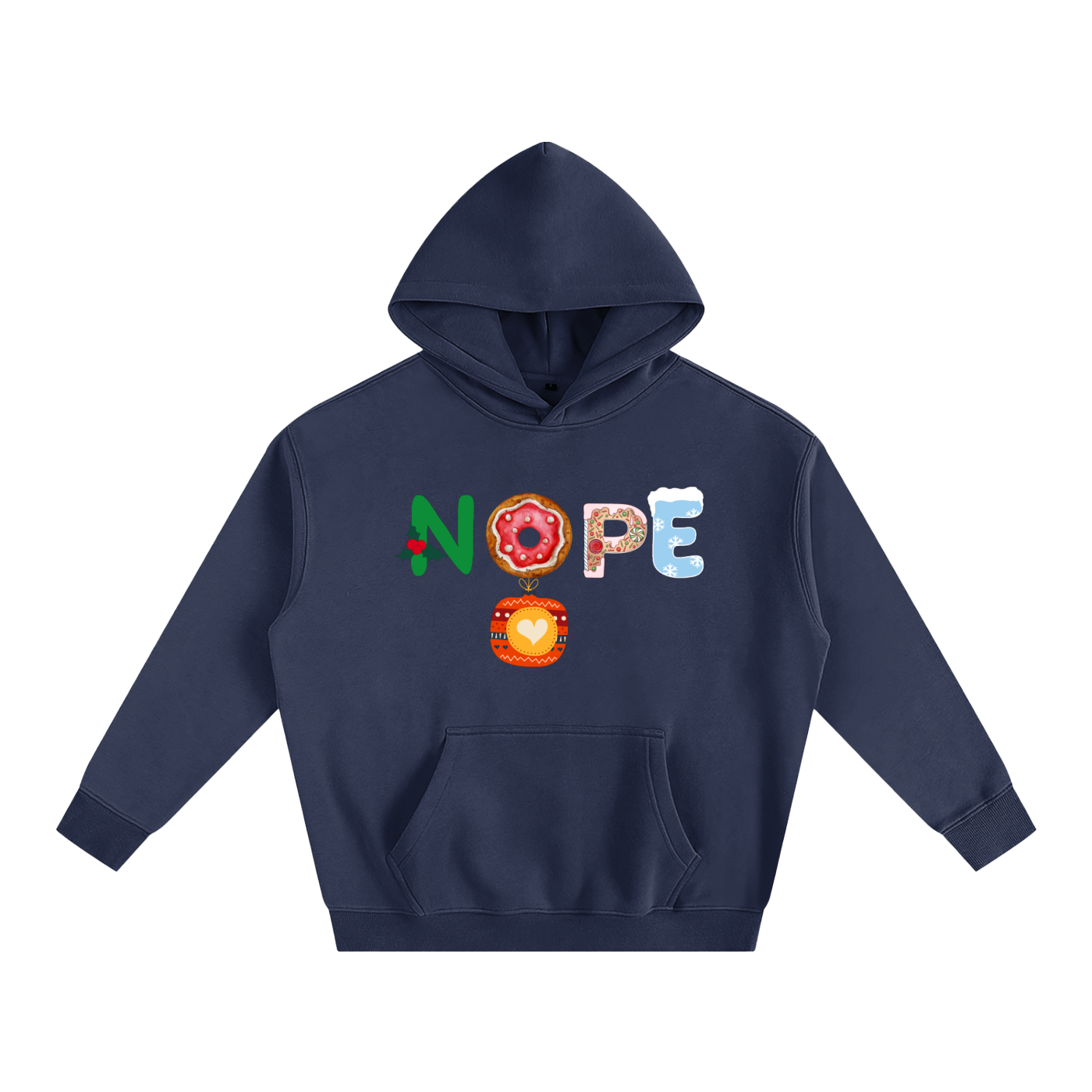 NOPE_Oversize Fleeced Hoodie