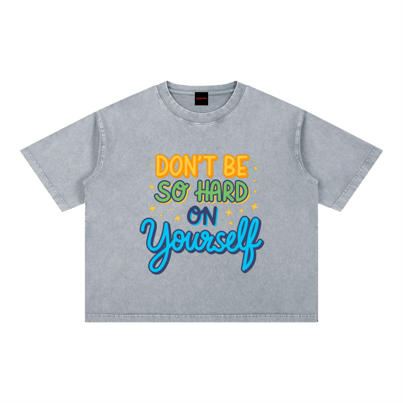 DON’T BE HARD ON YOURSELF_Boxy Cotton TEE