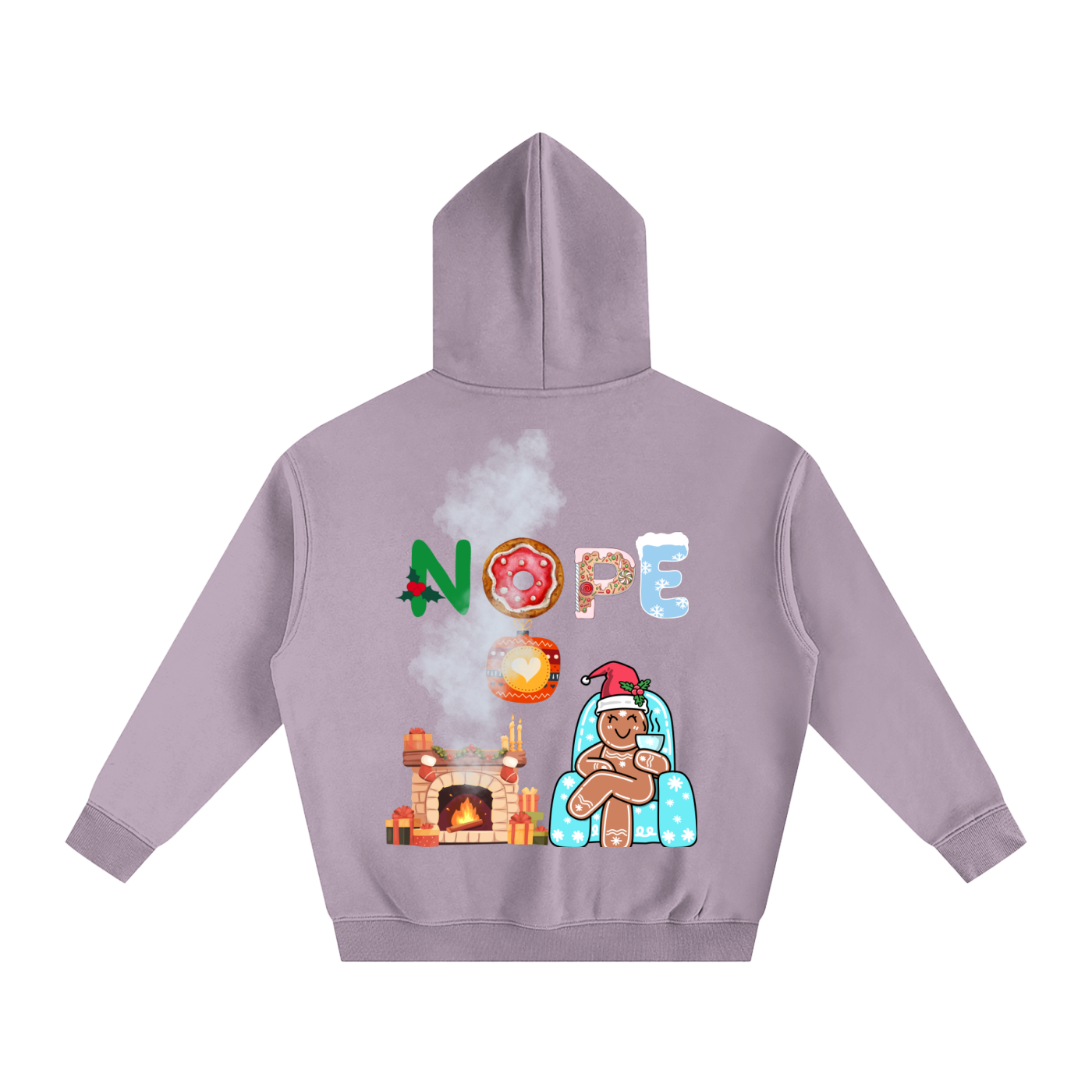 NOPE_Oversize Fleeced Hoodie