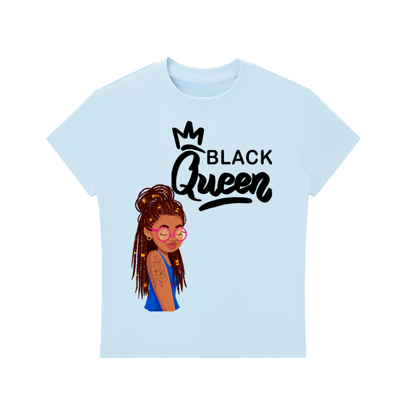 BLACK QUEEN_Bodycon tee