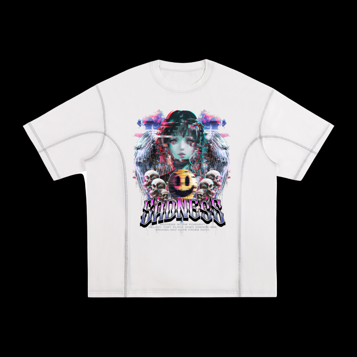 SADNESS_Streetwear Cotton T-Shirt