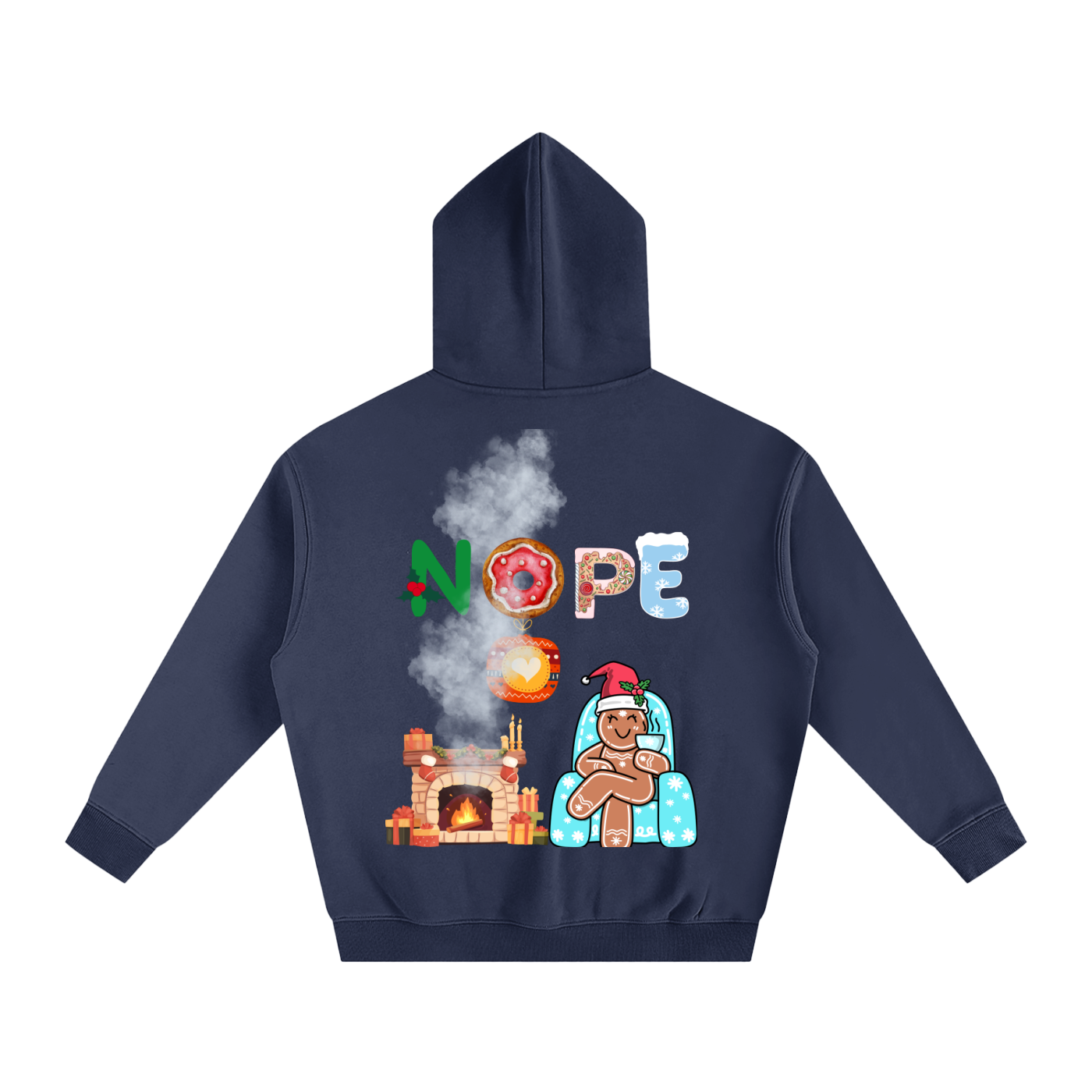 NOPE_Oversize Fleeced Hoodie