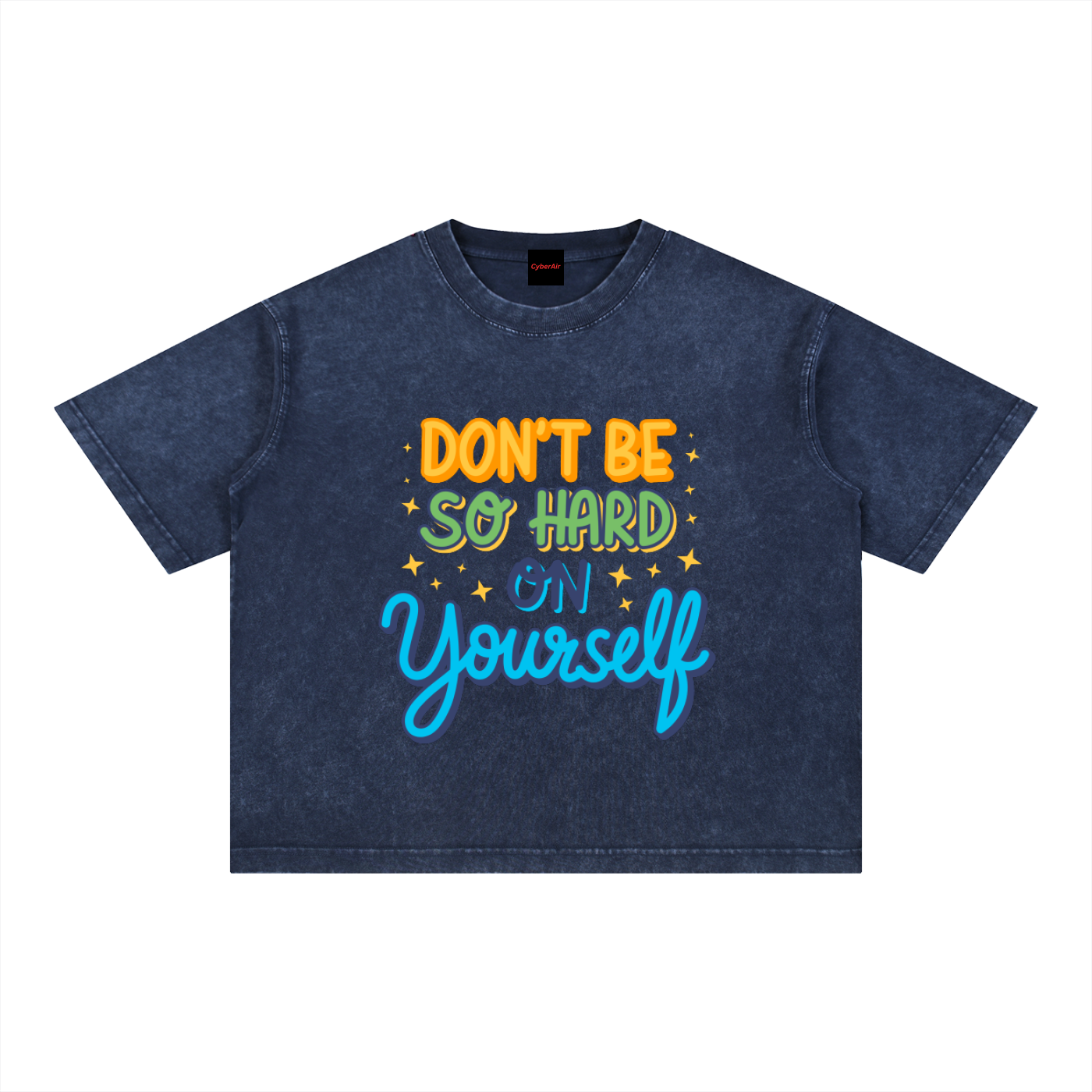 DON’T BE HARD ON YOURSELF_Boxy Cotton TEE
