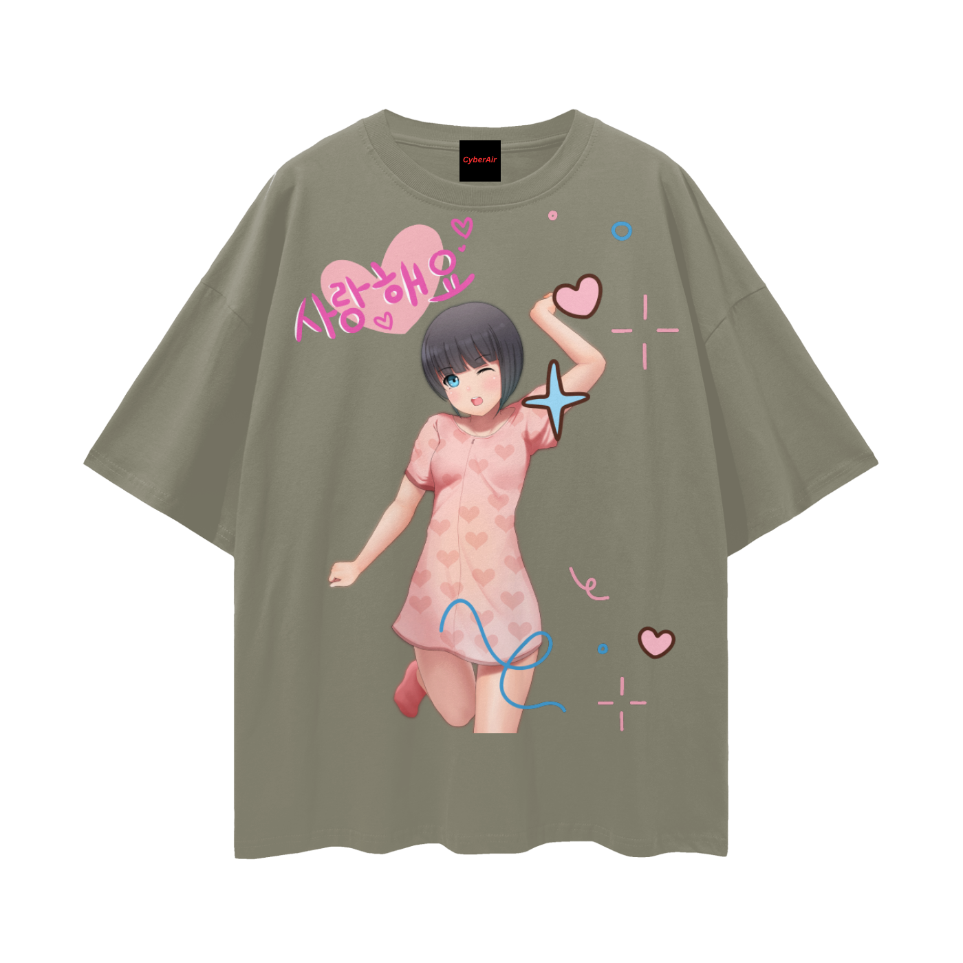 Cute Anime Girl Tee