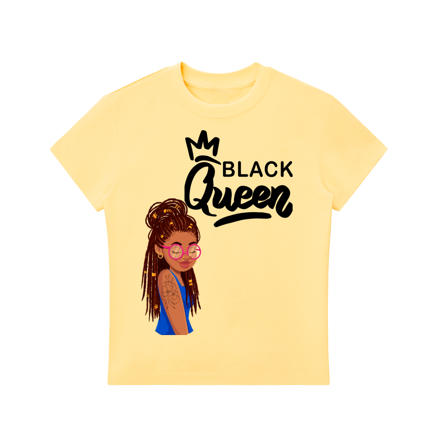 BLACK QUEEN_Bodycon tee