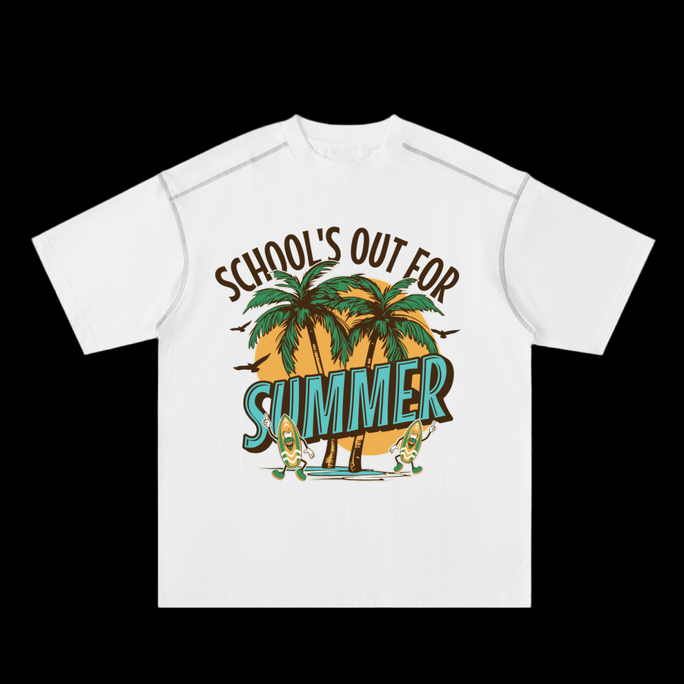 SCHOOLS_OUT Summers Cotton Tee