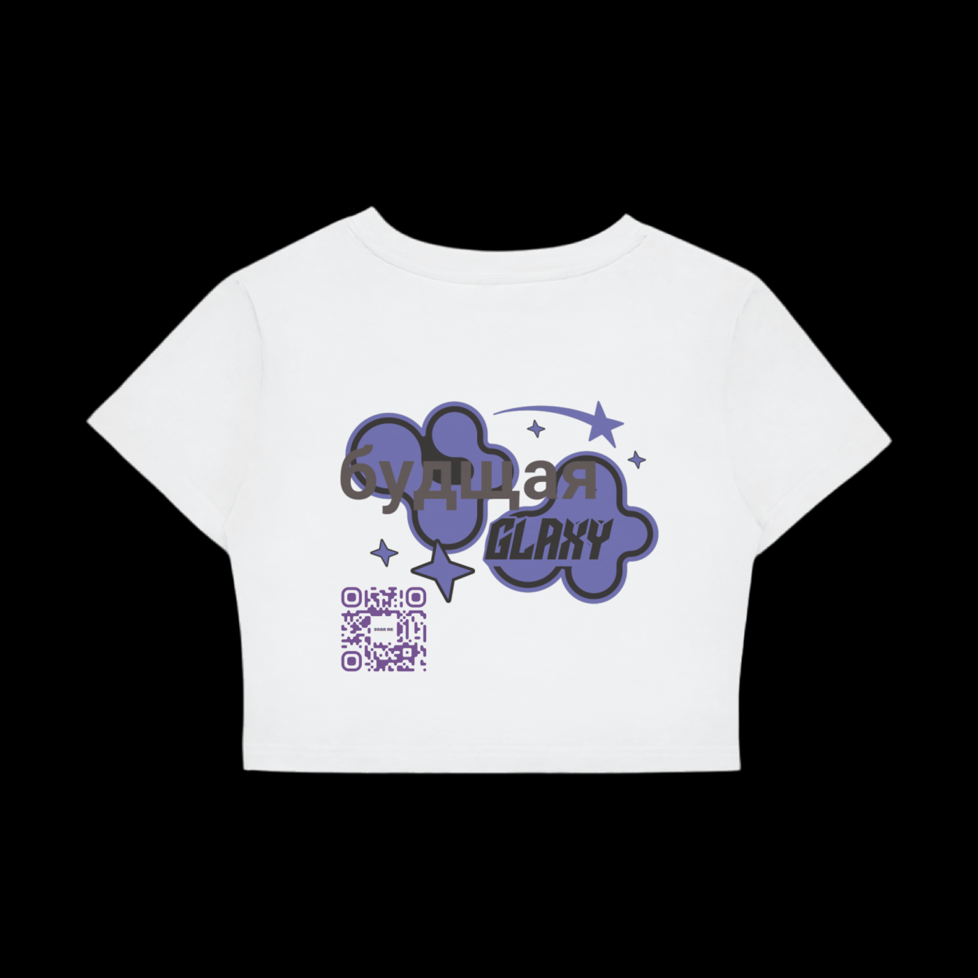 Future_Galaxy Crop Tee