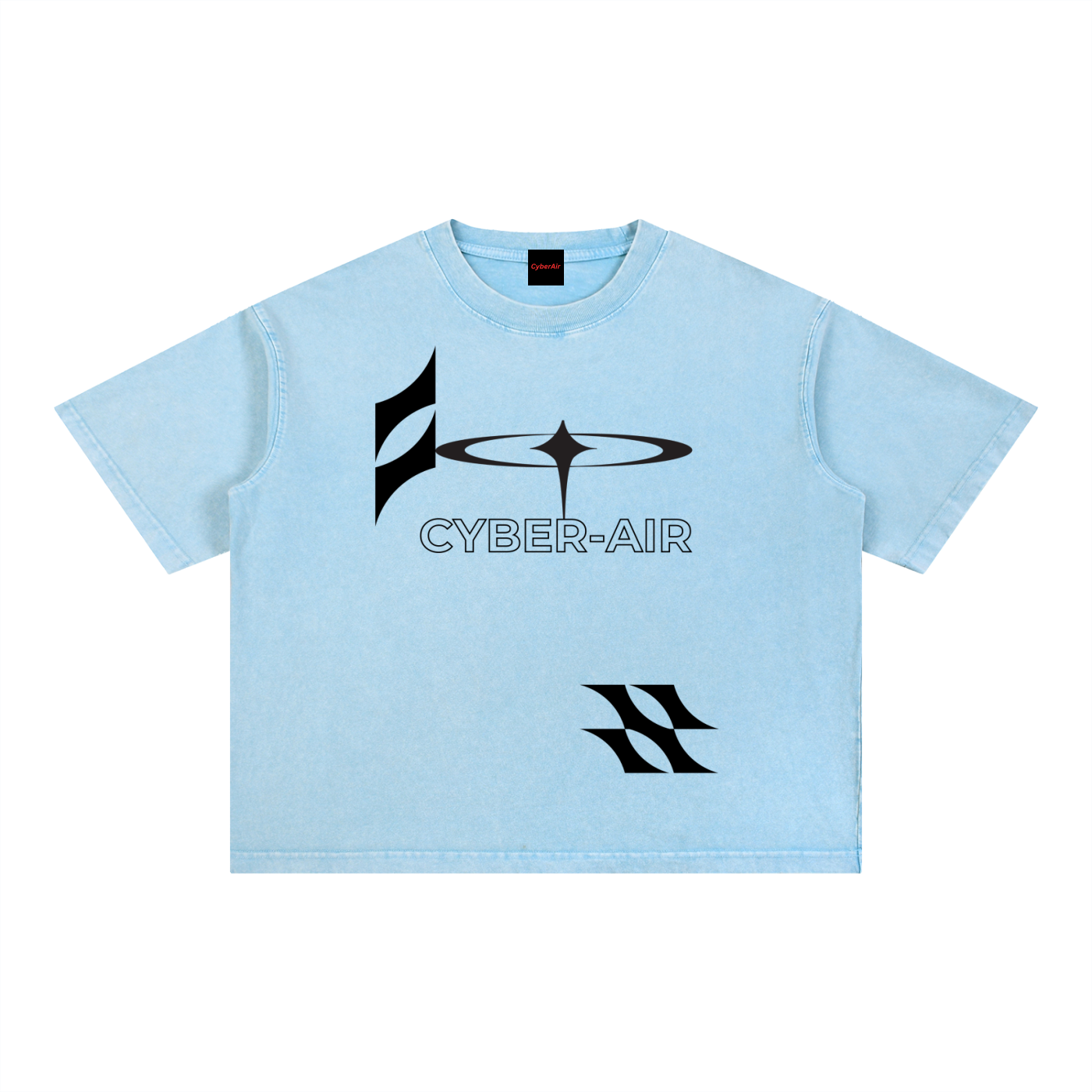CYBER-AIR Mineral_Wash Boxy TEE