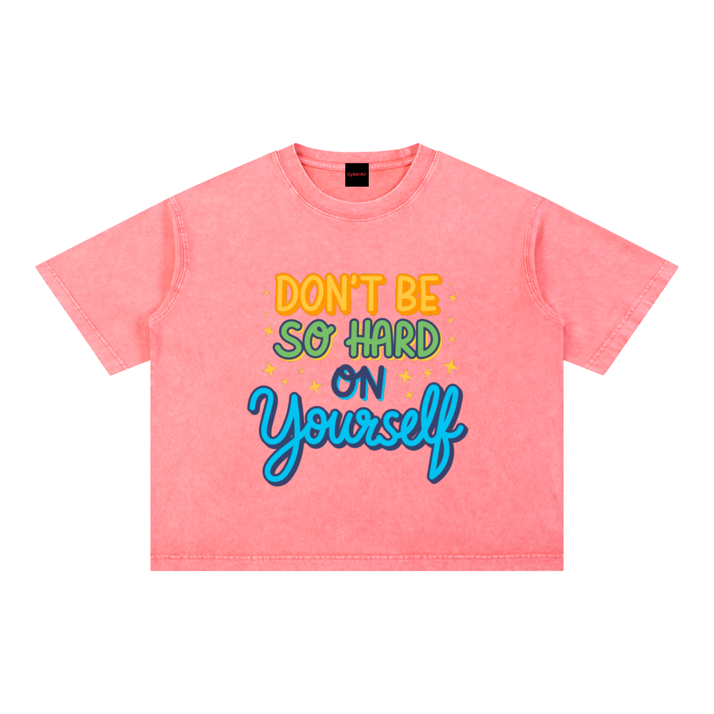 DON’T BE HARD ON YOURSELF_Boxy Cotton TEE