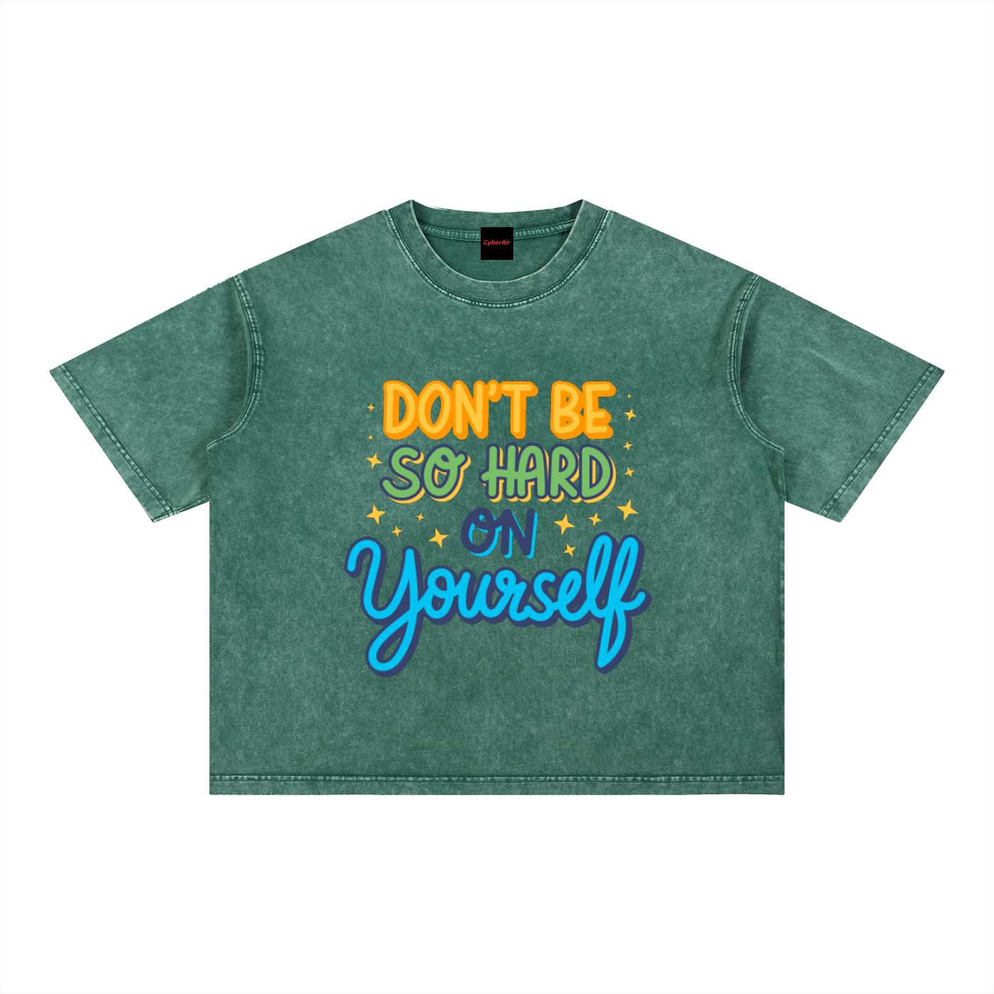 DON’T BE HARD ON YOURSELF_Boxy Cotton TEE