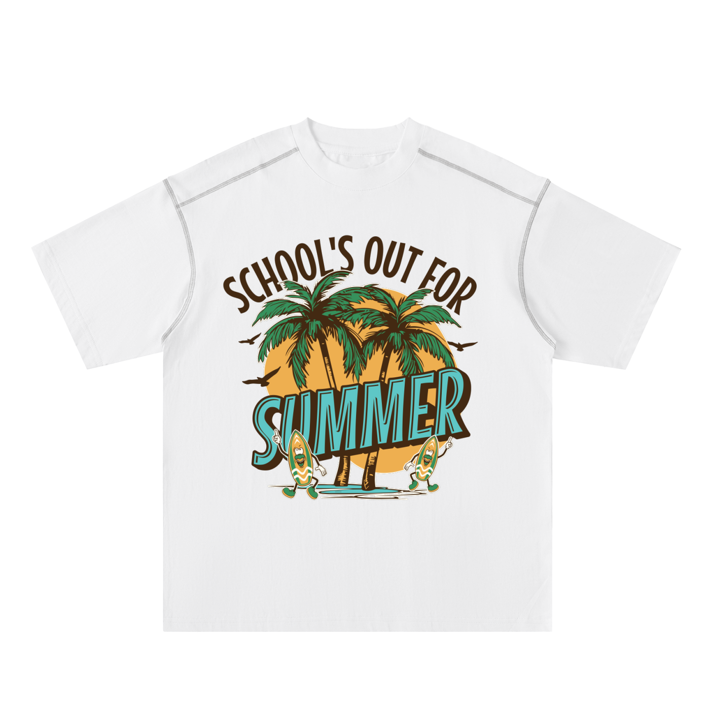 SCHOOLS_OUT Summers Cotton Tee