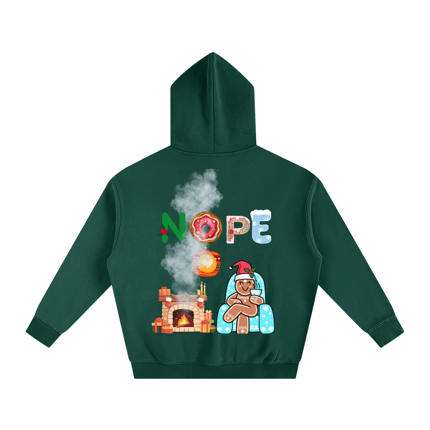 NOPE_Oversize Fleeced Hoodie