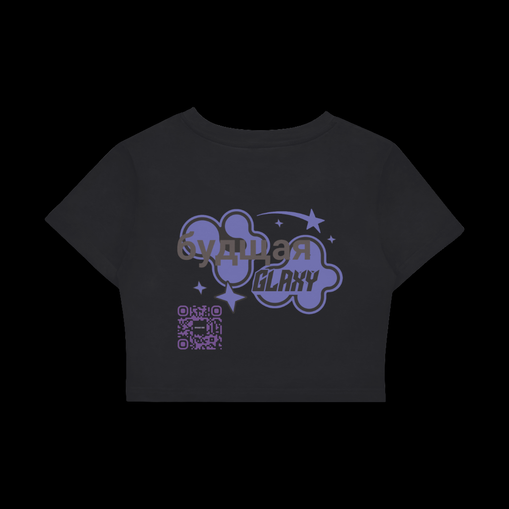 Future_Galaxy Crop Tee