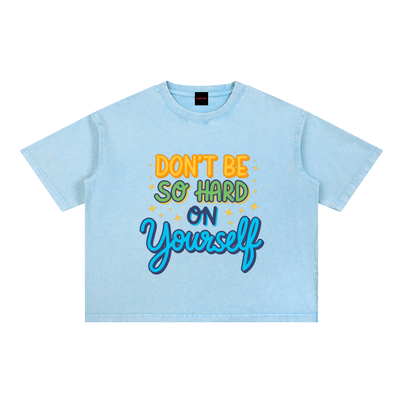 DON’T BE HARD ON YOURSELF_Boxy Cotton TEE