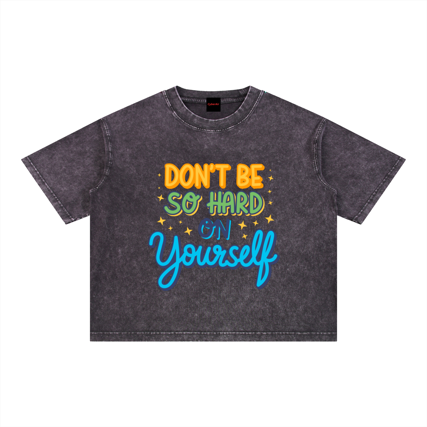 DON’T BE HARD ON YOURSELF_Boxy Cotton TEE