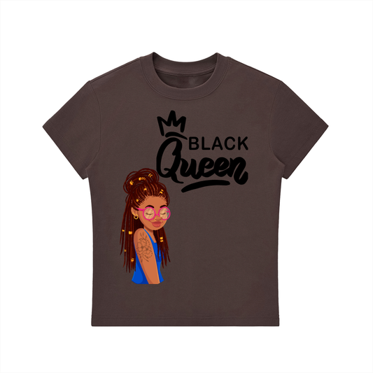 BLACK QUEEN_Bodycon tee