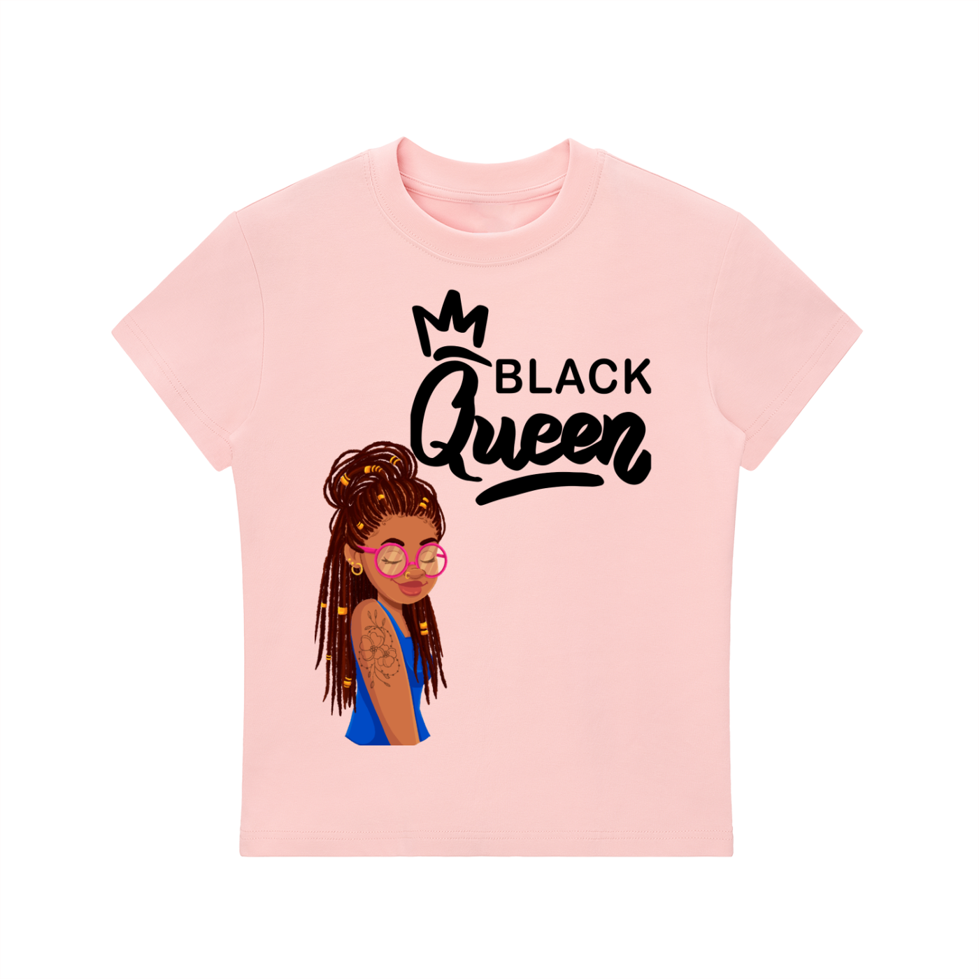 BLACK QUEEN_Bodycon tee