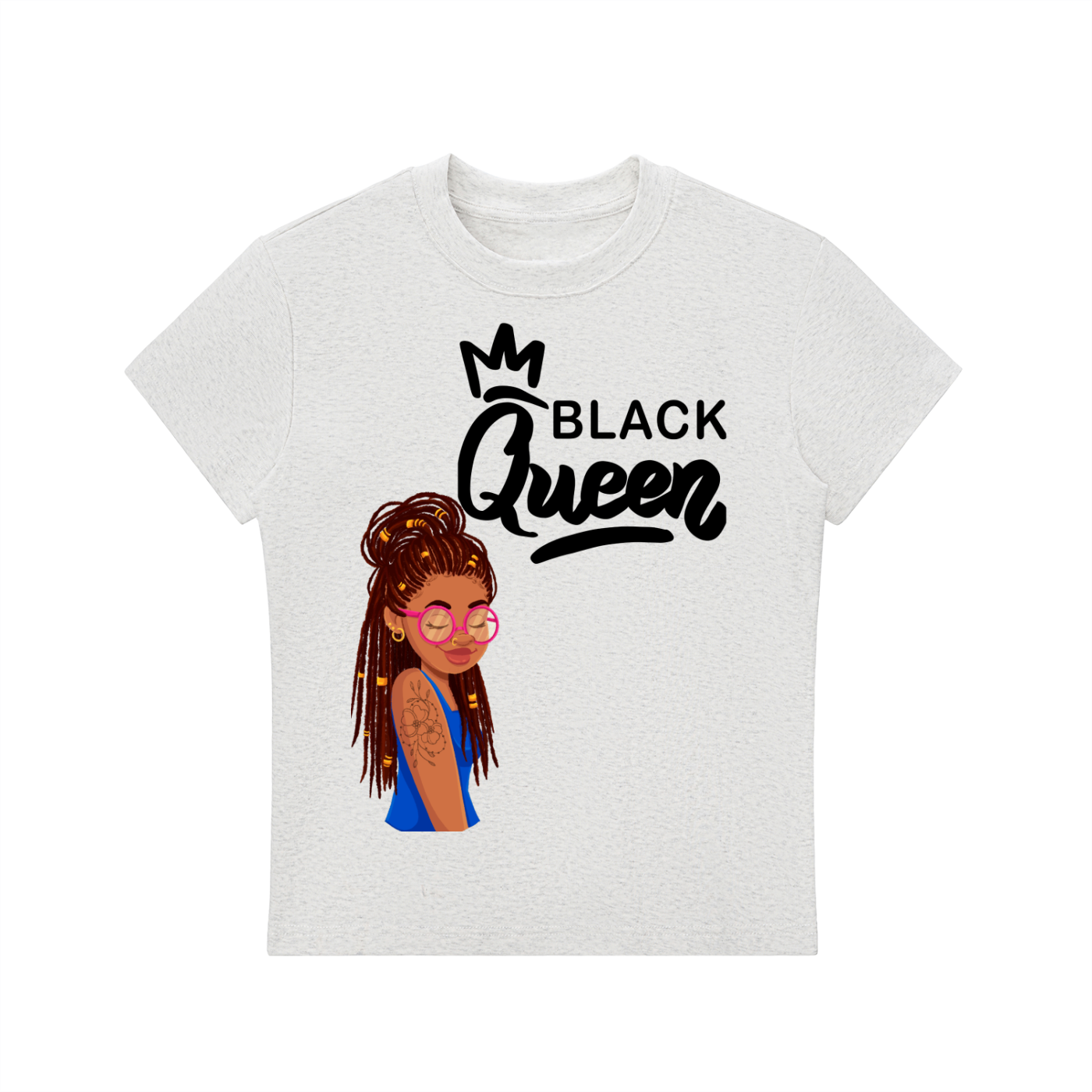 BLACK QUEEN_Bodycon tee