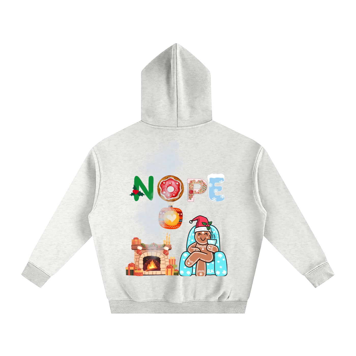 NOPE_Oversize Fleeced Hoodie
