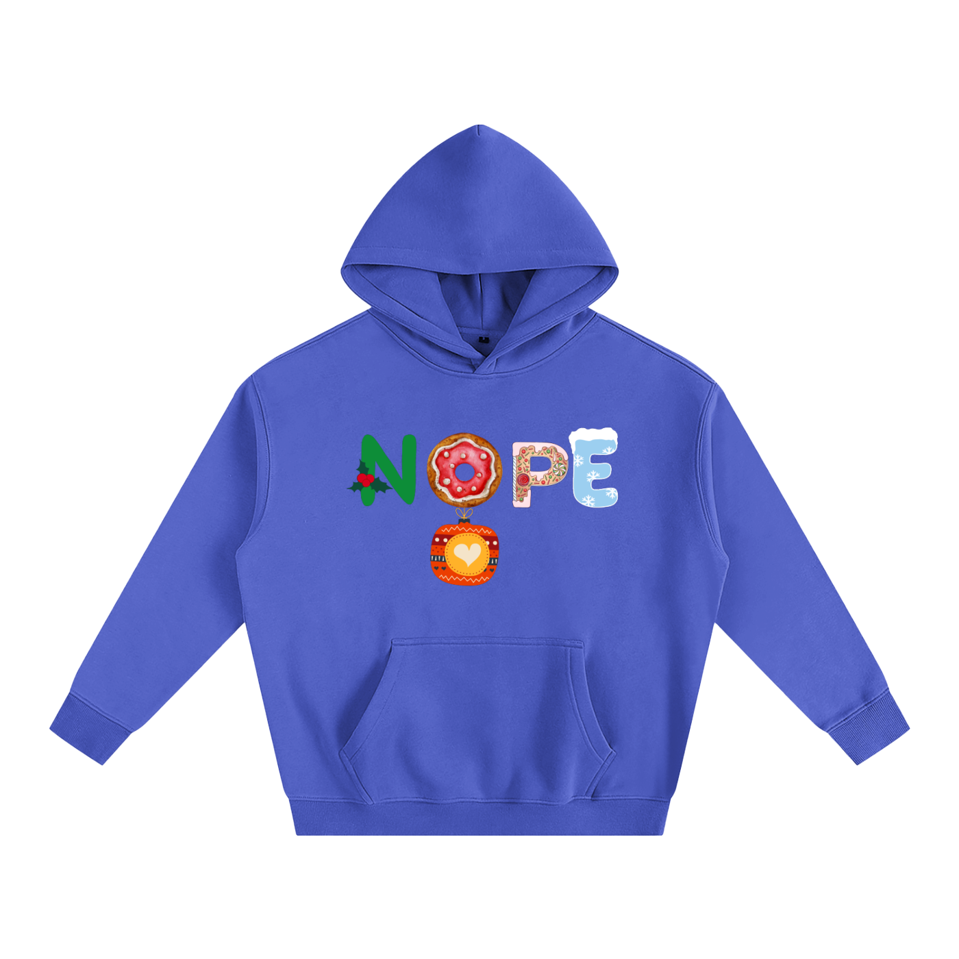 NOPE_Oversize Fleeced Hoodie