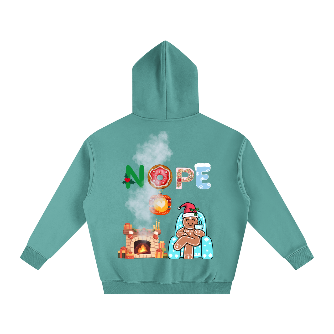 NOPE_Oversize Fleeced Hoodie