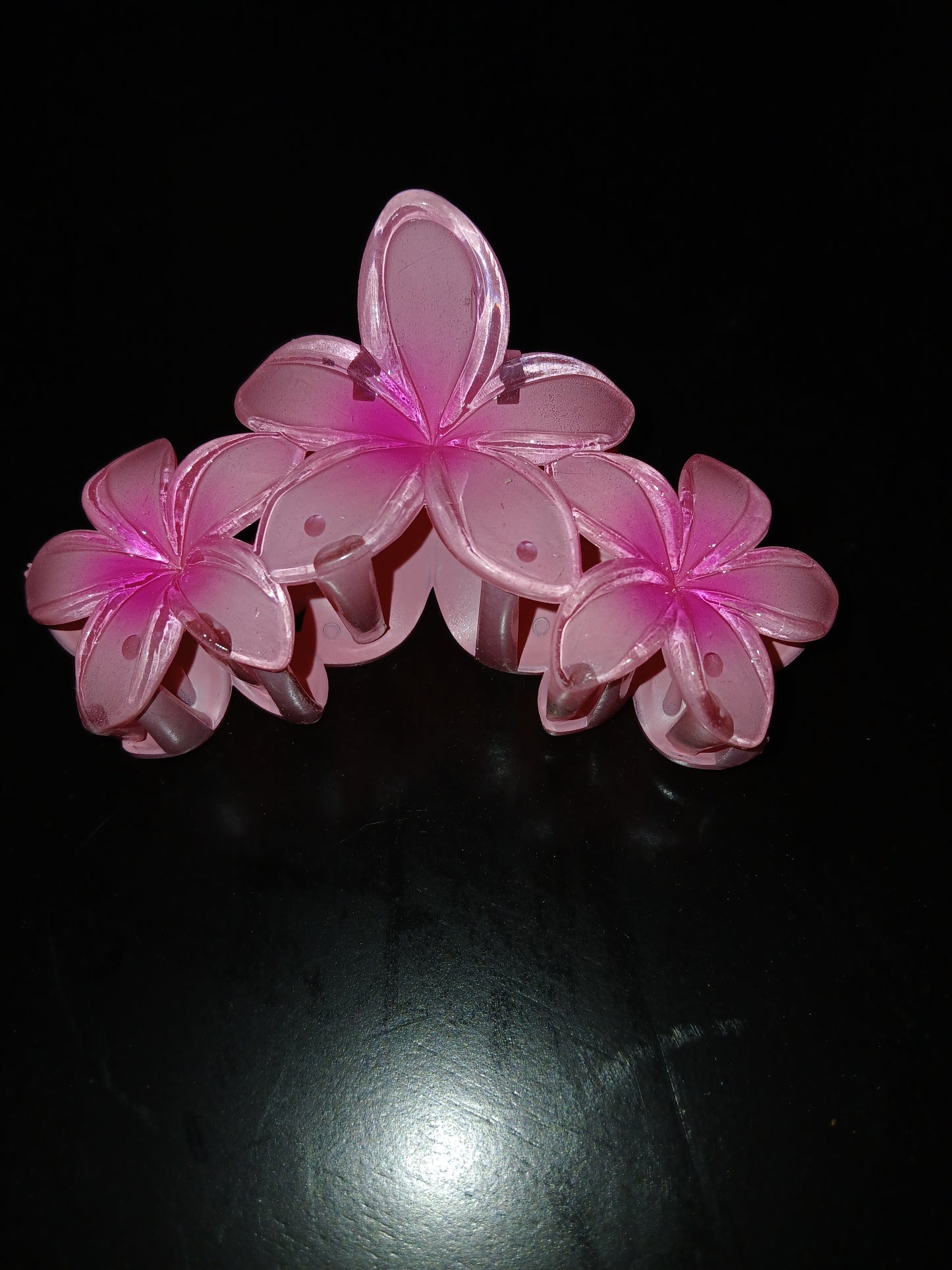 3-Layer Flower Claw-Clips