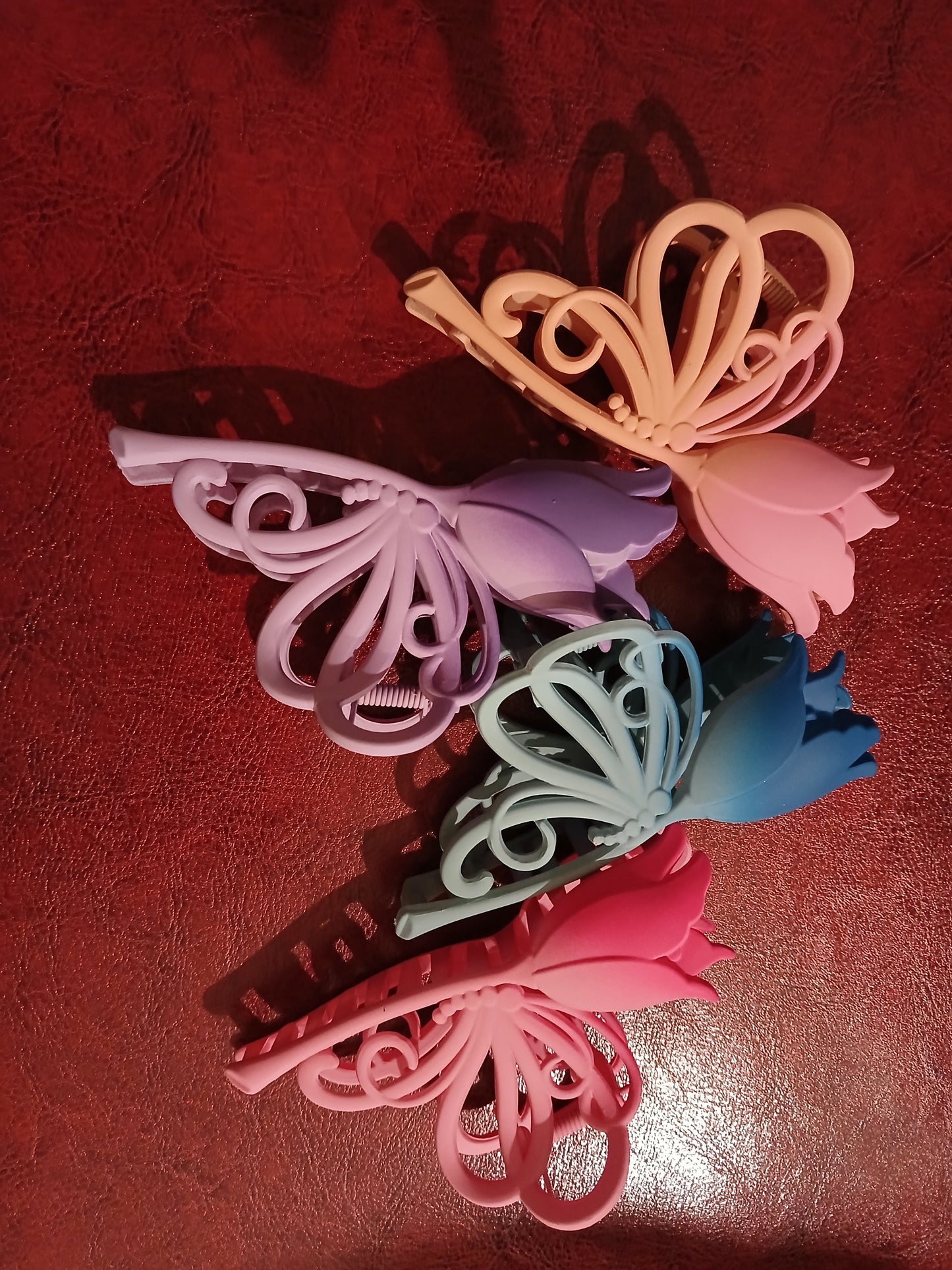 Floral-Stemmed Claw Clip